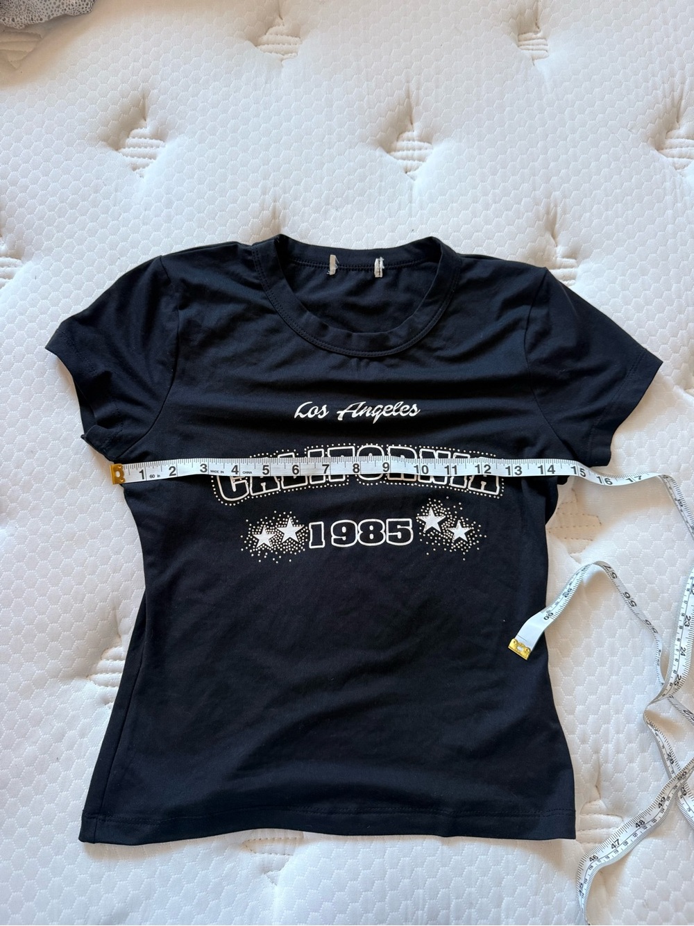 88. Black 'California 1985' Graphic Tee - Picture 4 of 5
